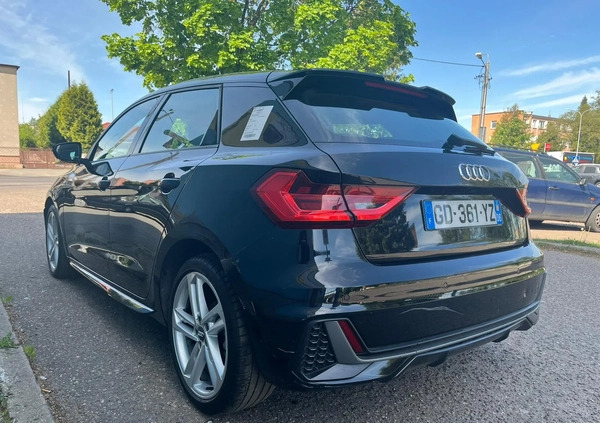 Audi A1 cena 41900 przebieg: 70000, rok produkcji 2020 z Chodzież małe 407